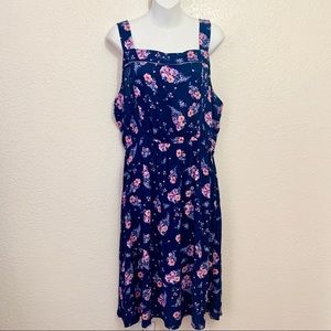 Xhilaration Floral Dress Plus Size XXL